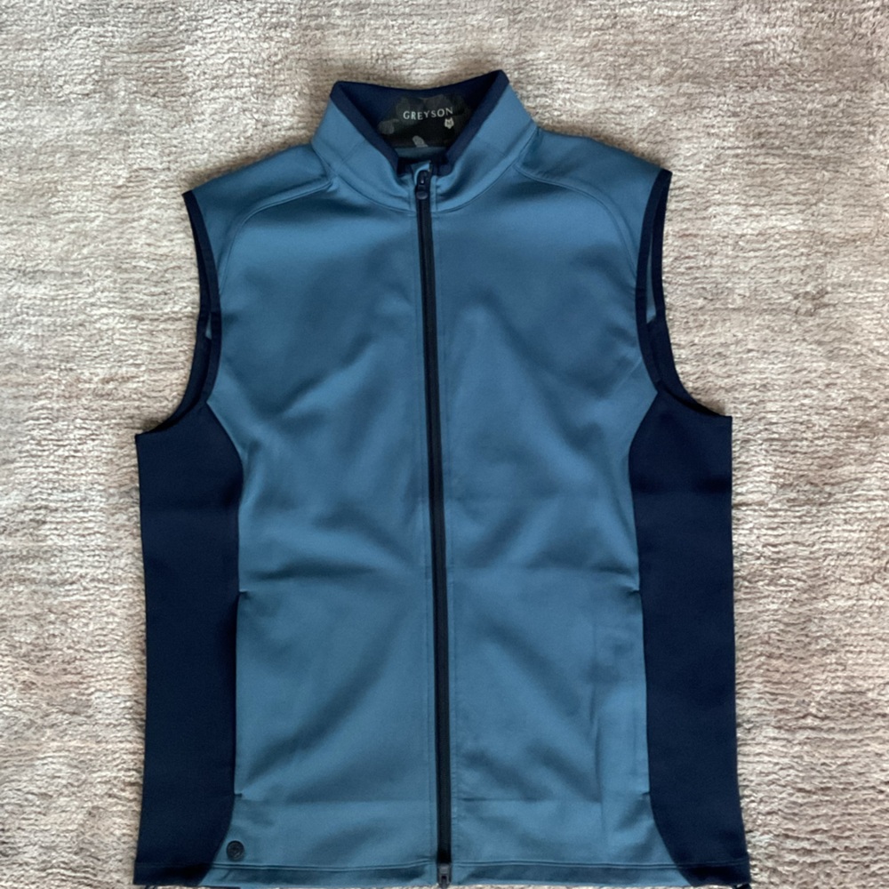 Greyson Sequoia Blue Vest NWOT